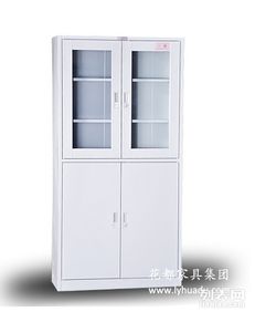 花都牌冷軋板雙層鐵皮文件柜 辦公存儲的經濟實用之選